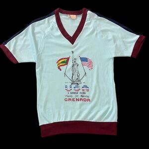 Vintage USA & Grenada Commemorative T Shirt